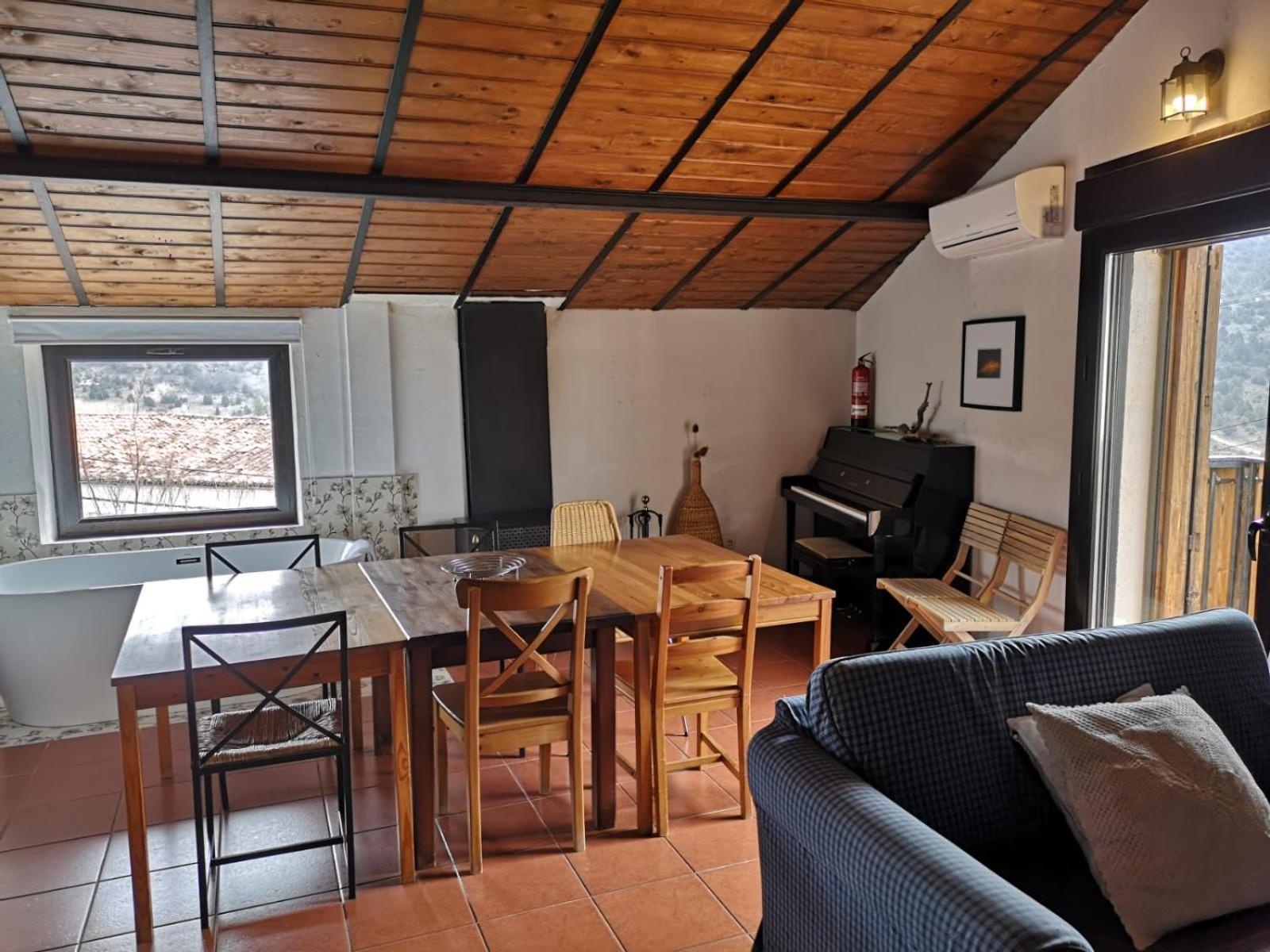 Apartament La Casa Roja Del Alto Tajo Ablanque Zewnętrze zdjęcie